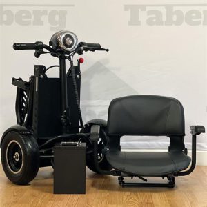 Taberg DDT077-3 promenadscooter, svart, litiumbatteri