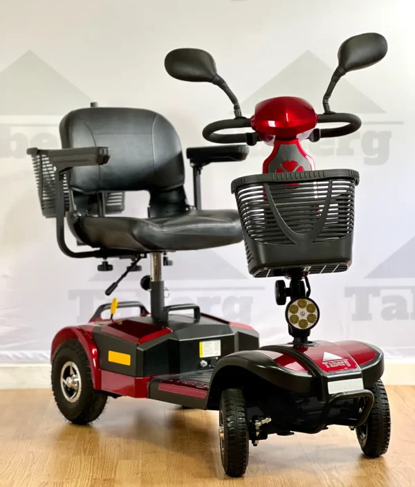 Taberg T208 promenadscooter röd
